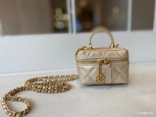 Firstbag Ru WITH CHANEL CHAIN VANITY SMALL 0825